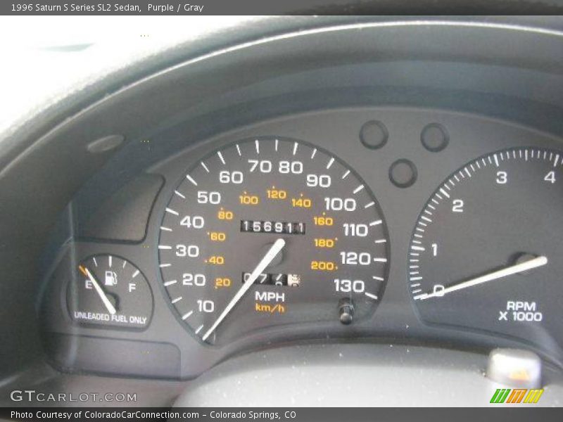 Purple / Gray 1996 Saturn S Series SL2 Sedan