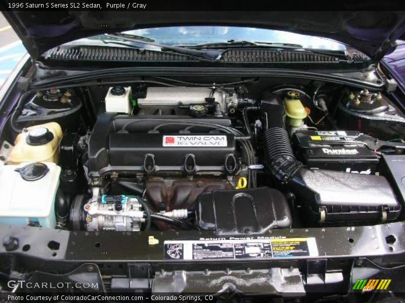 Purple / Gray 1996 Saturn S Series SL2 Sedan