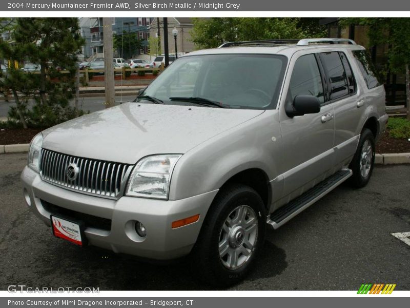 Silver Birch Metallic / Midnight Grey 2004 Mercury Mountaineer Premier AWD