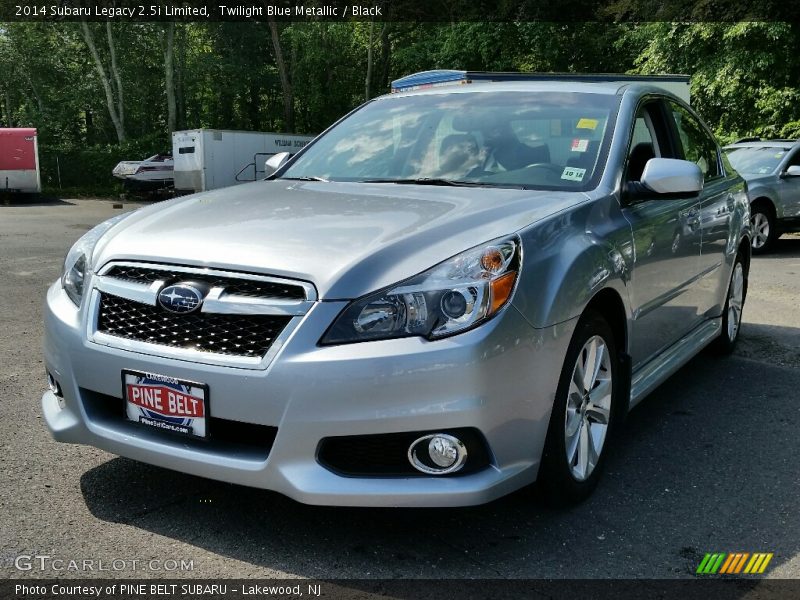 Twilight Blue Metallic / Black 2014 Subaru Legacy 2.5i Limited