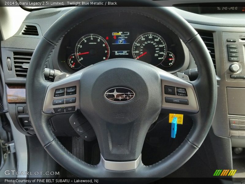 Twilight Blue Metallic / Black 2014 Subaru Legacy 2.5i Limited