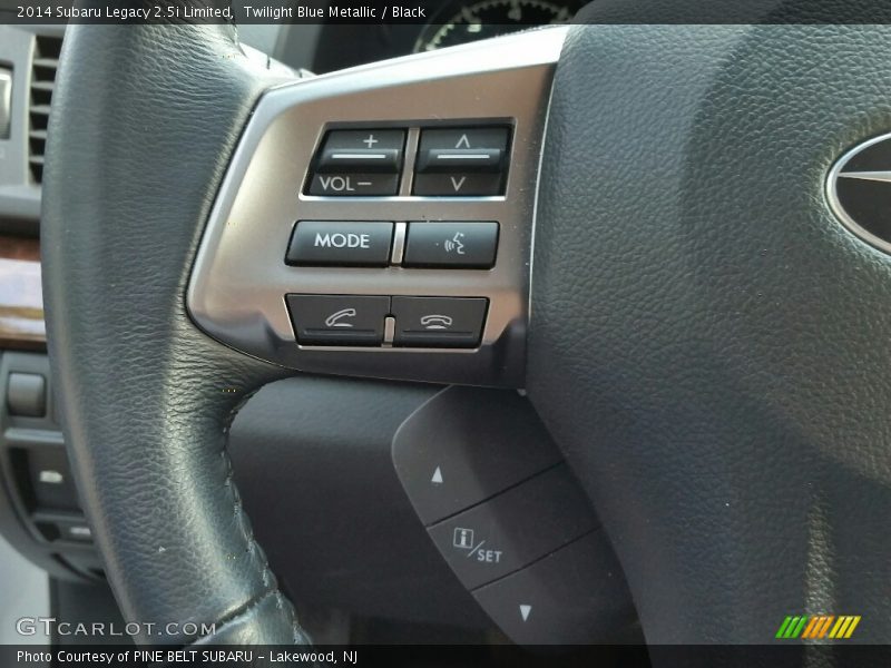 Twilight Blue Metallic / Black 2014 Subaru Legacy 2.5i Limited