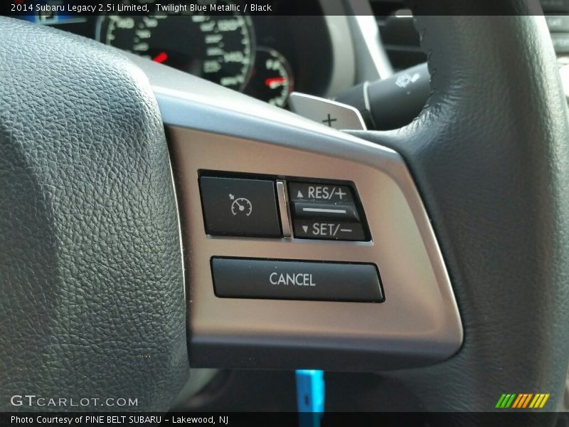Twilight Blue Metallic / Black 2014 Subaru Legacy 2.5i Limited