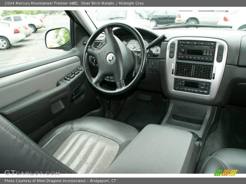 Silver Birch Metallic / Midnight Grey 2004 Mercury Mountaineer Premier AWD