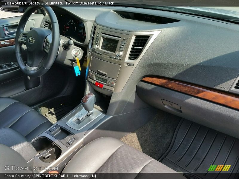 Twilight Blue Metallic / Black 2014 Subaru Legacy 2.5i Limited