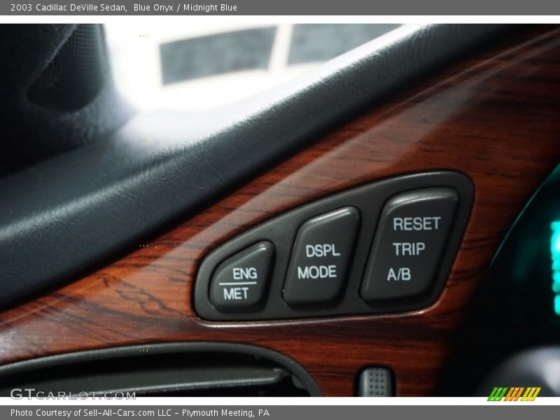 Blue Onyx / Midnight Blue 2003 Cadillac DeVille Sedan