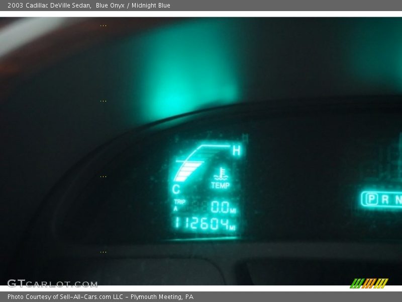 Blue Onyx / Midnight Blue 2003 Cadillac DeVille Sedan