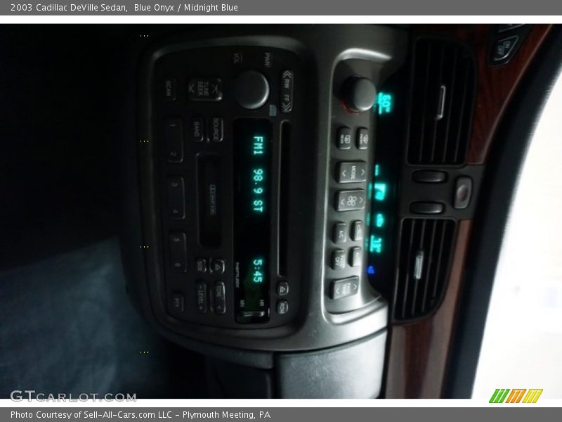 Blue Onyx / Midnight Blue 2003 Cadillac DeVille Sedan
