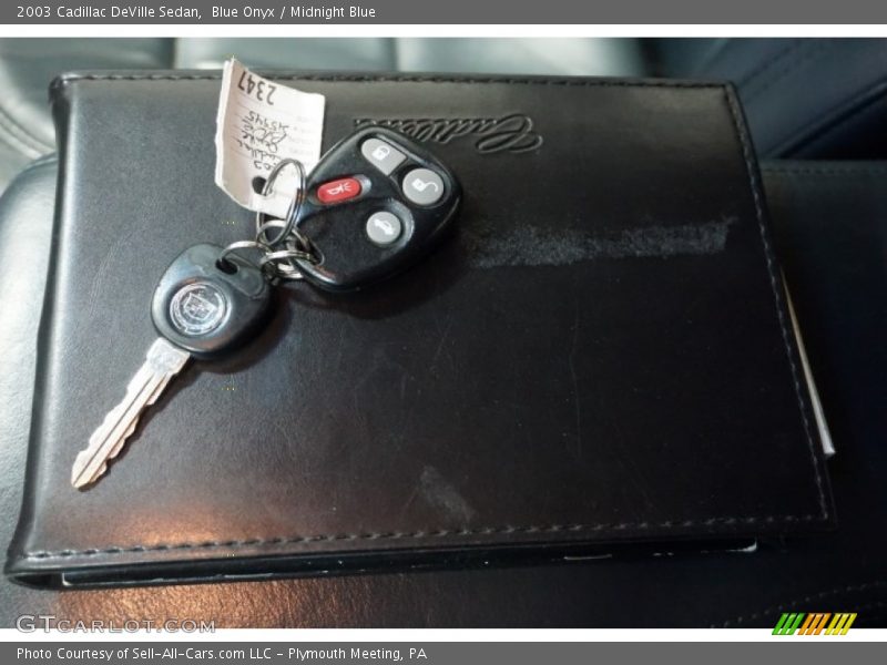 Blue Onyx / Midnight Blue 2003 Cadillac DeVille Sedan