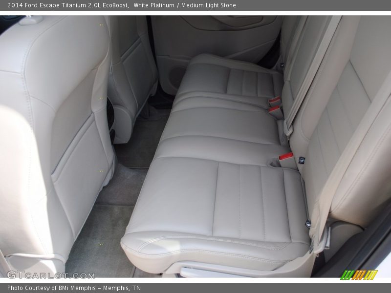 White Platinum / Medium Light Stone 2014 Ford Escape Titanium 2.0L EcoBoost