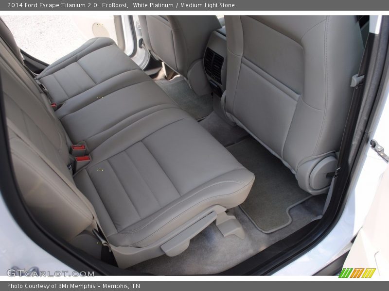 White Platinum / Medium Light Stone 2014 Ford Escape Titanium 2.0L EcoBoost