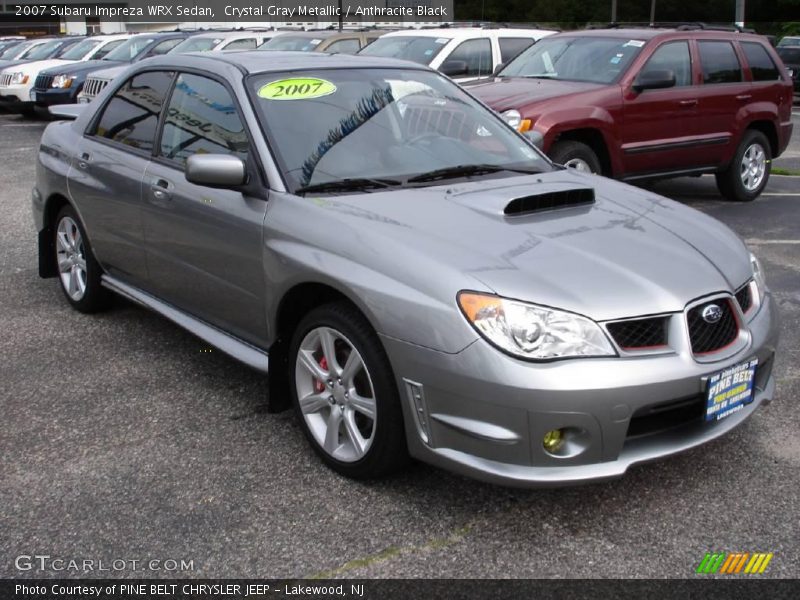 Crystal Gray Metallic / Anthracite Black 2007 Subaru Impreza WRX Sedan
