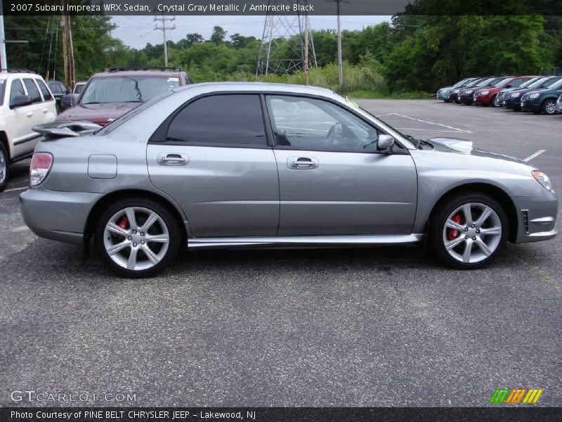 Crystal Gray Metallic / Anthracite Black 2007 Subaru Impreza WRX Sedan