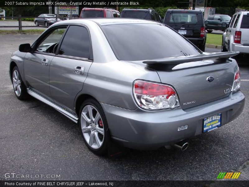 Crystal Gray Metallic / Anthracite Black 2007 Subaru Impreza WRX Sedan
