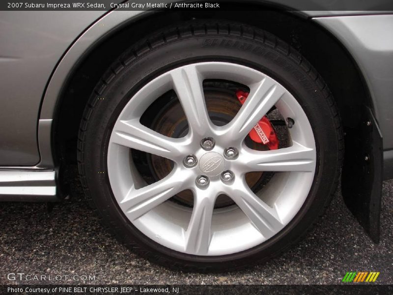 Crystal Gray Metallic / Anthracite Black 2007 Subaru Impreza WRX Sedan
