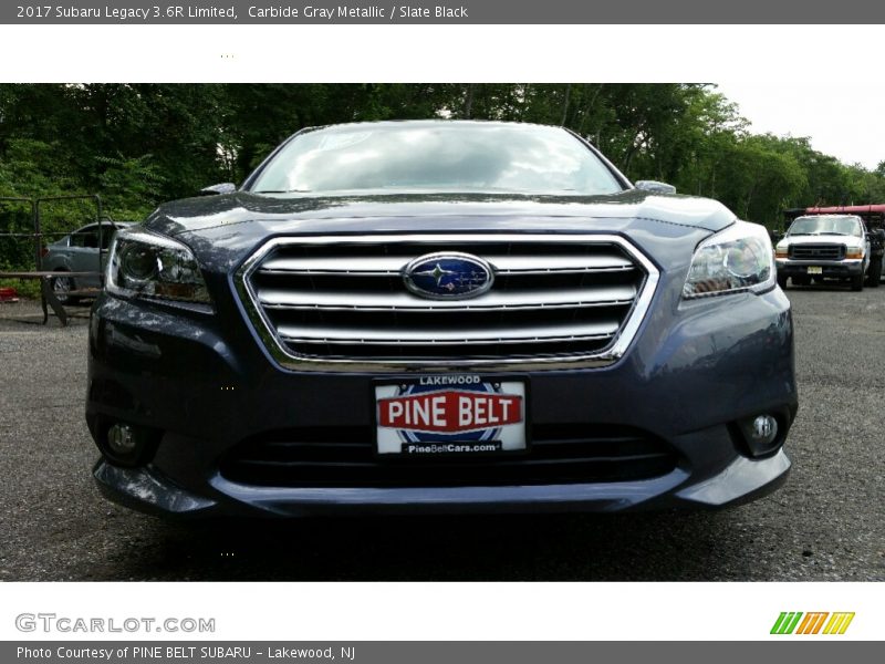 Carbide Gray Metallic / Slate Black 2017 Subaru Legacy 3.6R Limited