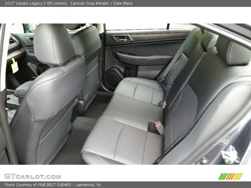 Rear Seat of 2017 Legacy 3.6R Limited