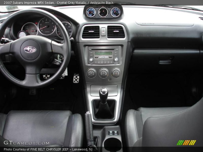 Crystal Gray Metallic / Anthracite Black 2007 Subaru Impreza WRX Sedan
