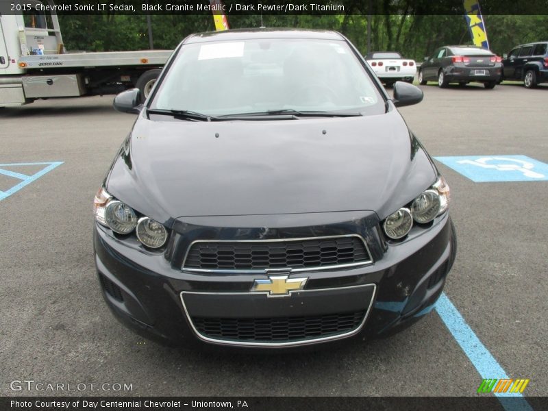 Black Granite Metallic / Dark Pewter/Dark Titanium 2015 Chevrolet Sonic LT Sedan