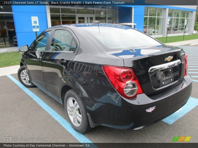 Black Granite Metallic / Dark Pewter/Dark Titanium 2015 Chevrolet Sonic LT Sedan