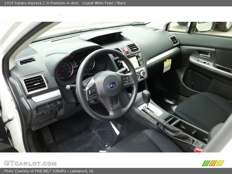 Crystal White Pearl / Black 2016 Subaru Impreza 2.0i Premium 4-door