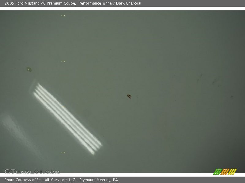 Performance White / Dark Charcoal 2005 Ford Mustang V6 Premium Coupe