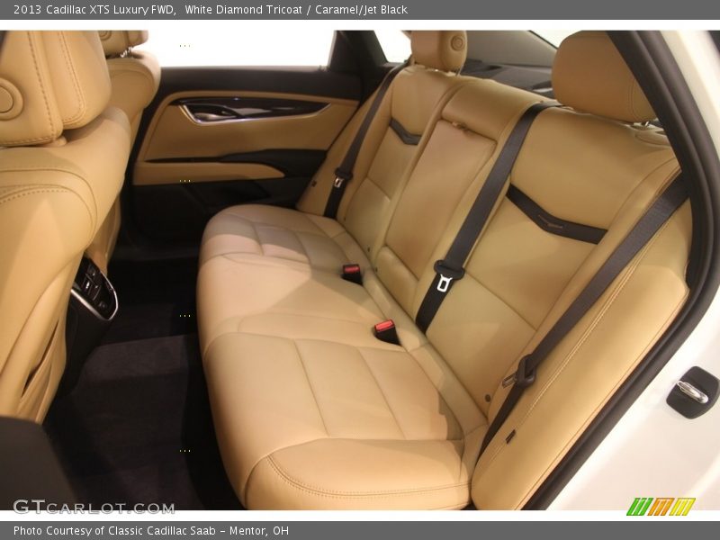 White Diamond Tricoat / Caramel/Jet Black 2013 Cadillac XTS Luxury FWD