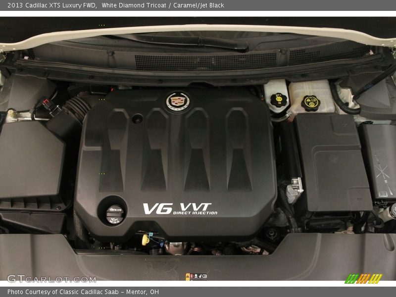 White Diamond Tricoat / Caramel/Jet Black 2013 Cadillac XTS Luxury FWD