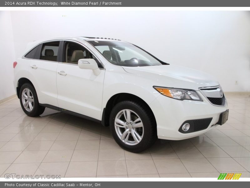 White Diamond Pearl / Parchment 2014 Acura RDX Technology