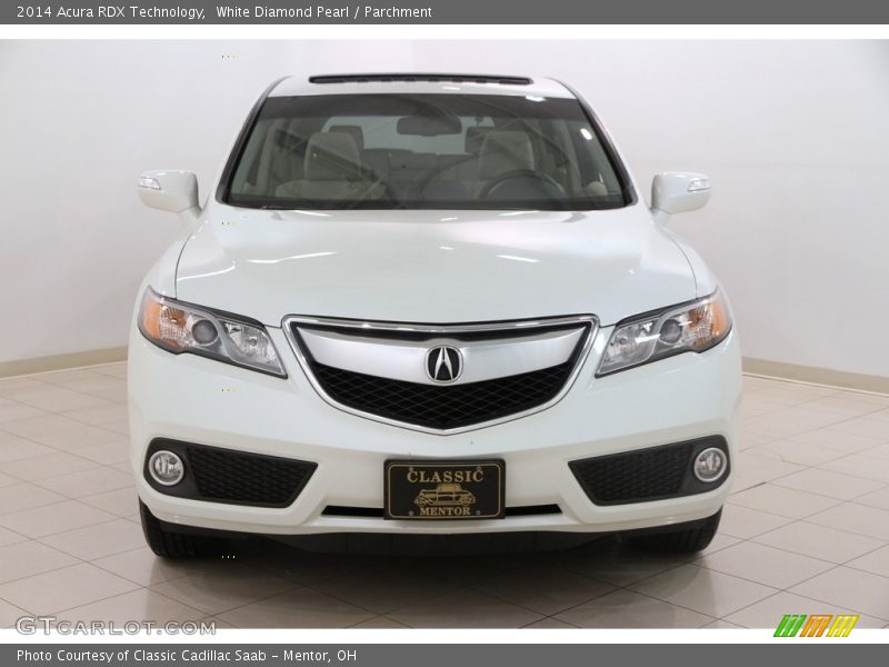 White Diamond Pearl / Parchment 2014 Acura RDX Technology