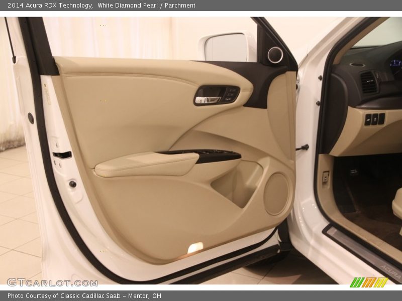 White Diamond Pearl / Parchment 2014 Acura RDX Technology