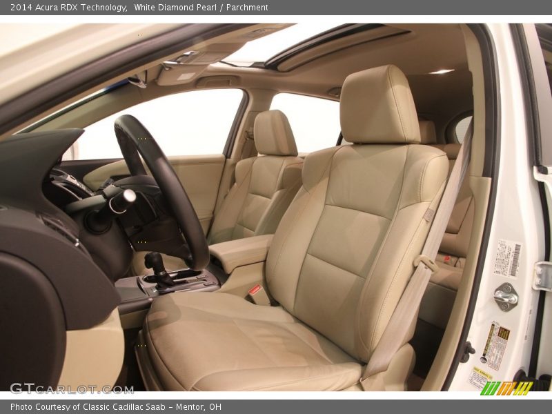 White Diamond Pearl / Parchment 2014 Acura RDX Technology