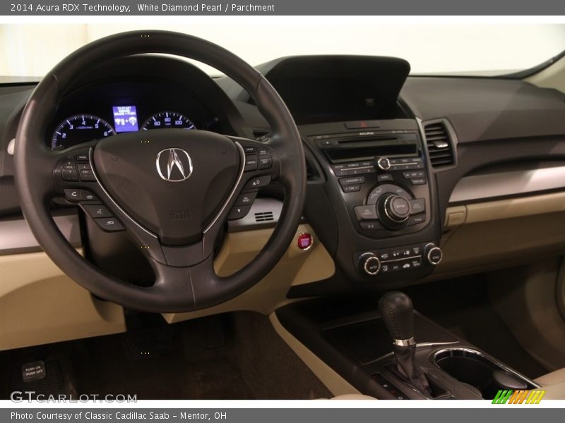 White Diamond Pearl / Parchment 2014 Acura RDX Technology