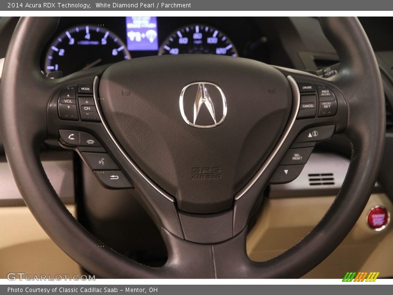 White Diamond Pearl / Parchment 2014 Acura RDX Technology