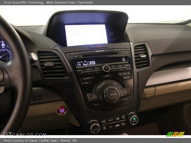 White Diamond Pearl / Parchment 2014 Acura RDX Technology