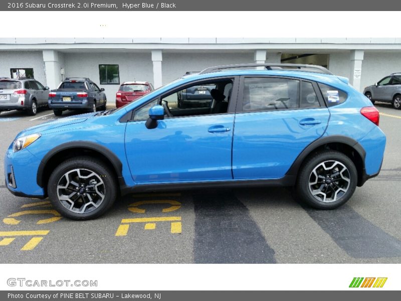 Hyper Blue / Black 2016 Subaru Crosstrek 2.0i Premium