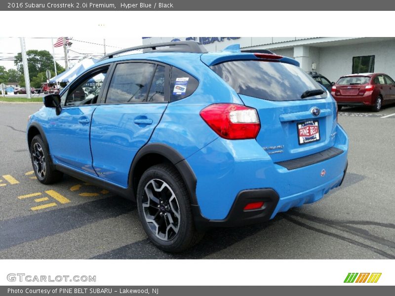 Hyper Blue / Black 2016 Subaru Crosstrek 2.0i Premium
