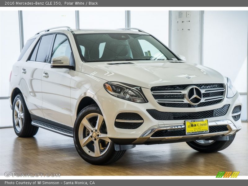 Polar White / Black 2016 Mercedes-Benz GLE 350