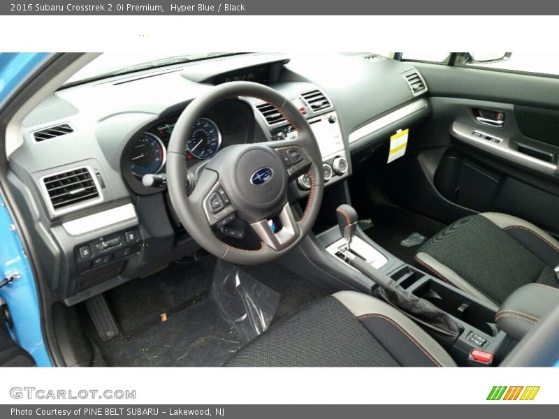 Hyper Blue / Black 2016 Subaru Crosstrek 2.0i Premium