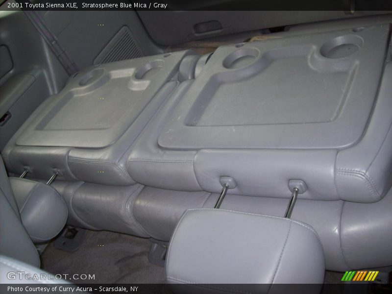 Stratosphere Blue Mica / Gray 2001 Toyota Sienna XLE