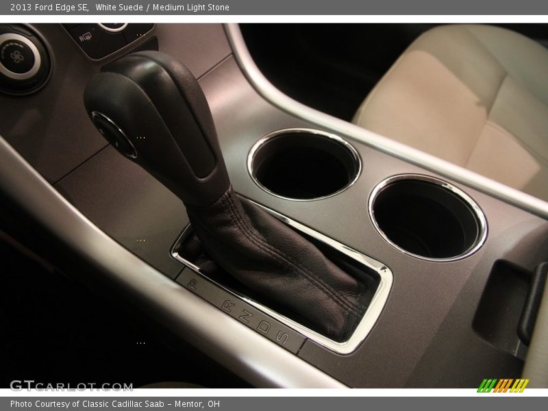 White Suede / Medium Light Stone 2013 Ford Edge SE
