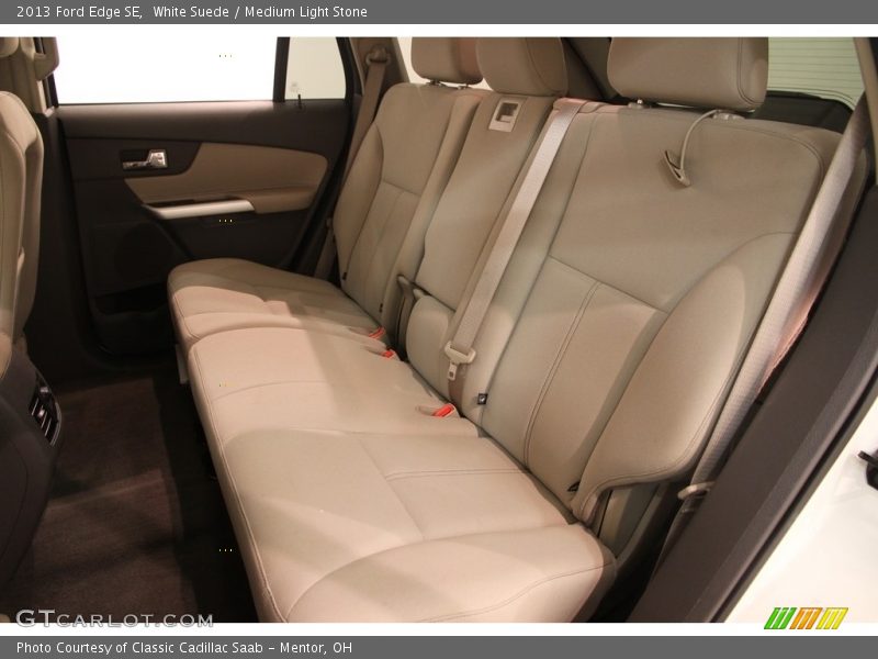 White Suede / Medium Light Stone 2013 Ford Edge SE