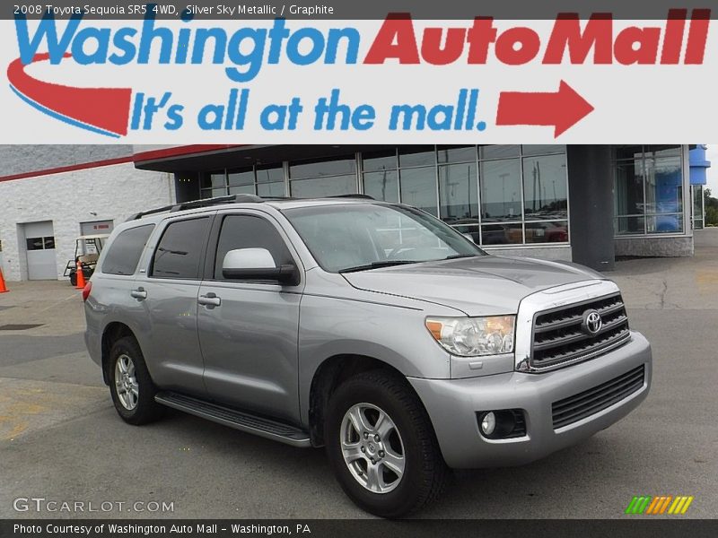 Silver Sky Metallic / Graphite 2008 Toyota Sequoia SR5 4WD