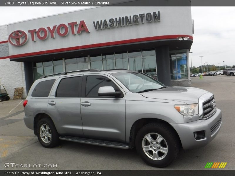 Silver Sky Metallic / Graphite 2008 Toyota Sequoia SR5 4WD