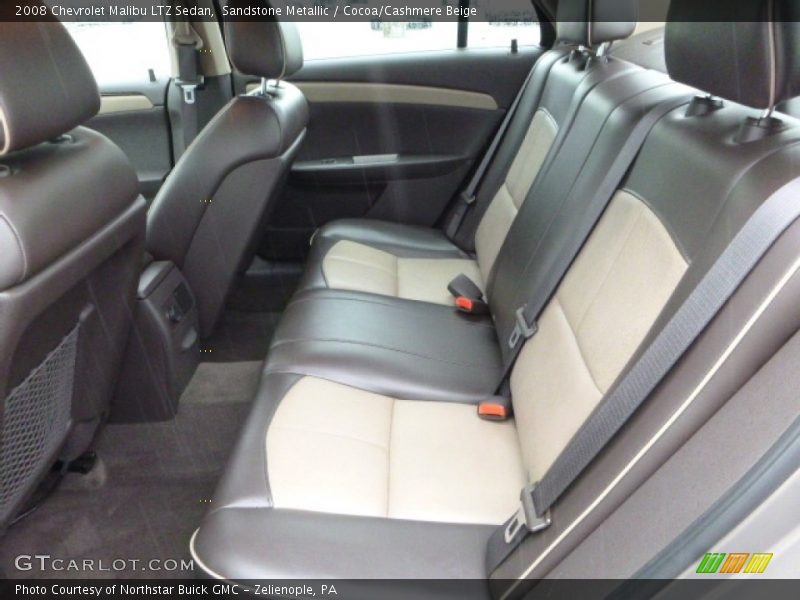 Sandstone Metallic / Cocoa/Cashmere Beige 2008 Chevrolet Malibu LTZ Sedan