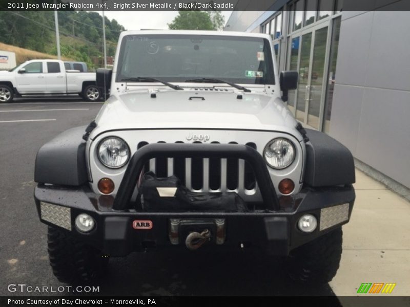 Bright Silver Metallic / Black/Dark Saddle 2011 Jeep Wrangler Rubicon 4x4