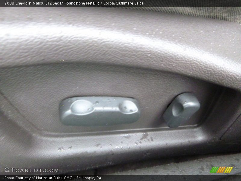 Sandstone Metallic / Cocoa/Cashmere Beige 2008 Chevrolet Malibu LTZ Sedan