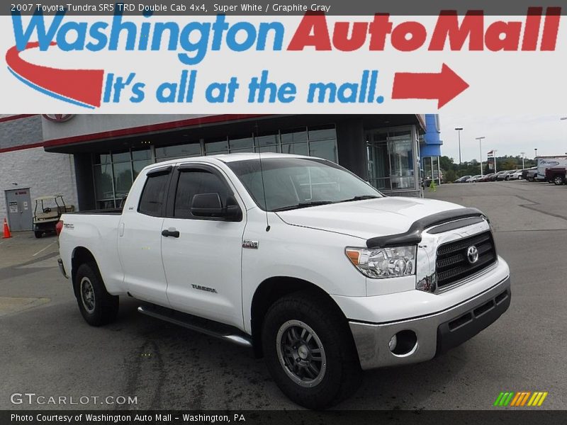 Super White / Graphite Gray 2007 Toyota Tundra SR5 TRD Double Cab 4x4