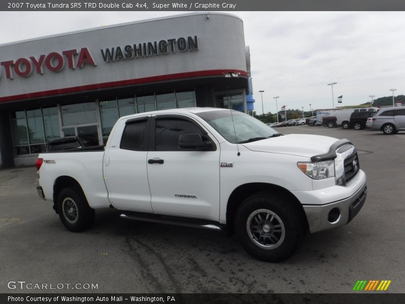 Super White / Graphite Gray 2007 Toyota Tundra SR5 TRD Double Cab 4x4