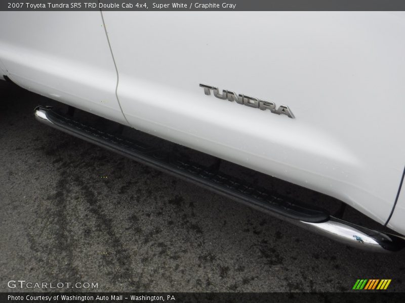 Super White / Graphite Gray 2007 Toyota Tundra SR5 TRD Double Cab 4x4